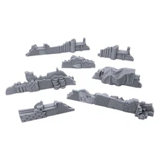 Shanty Obstacles by Terrain4Print, 3D Printed Tabletop RPG Scenery and Wargam...