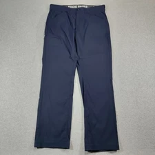 Eddie Bauer Pants Men 34x32 Navy Blue Rainier Tech Stretch Nylon Water Repellent