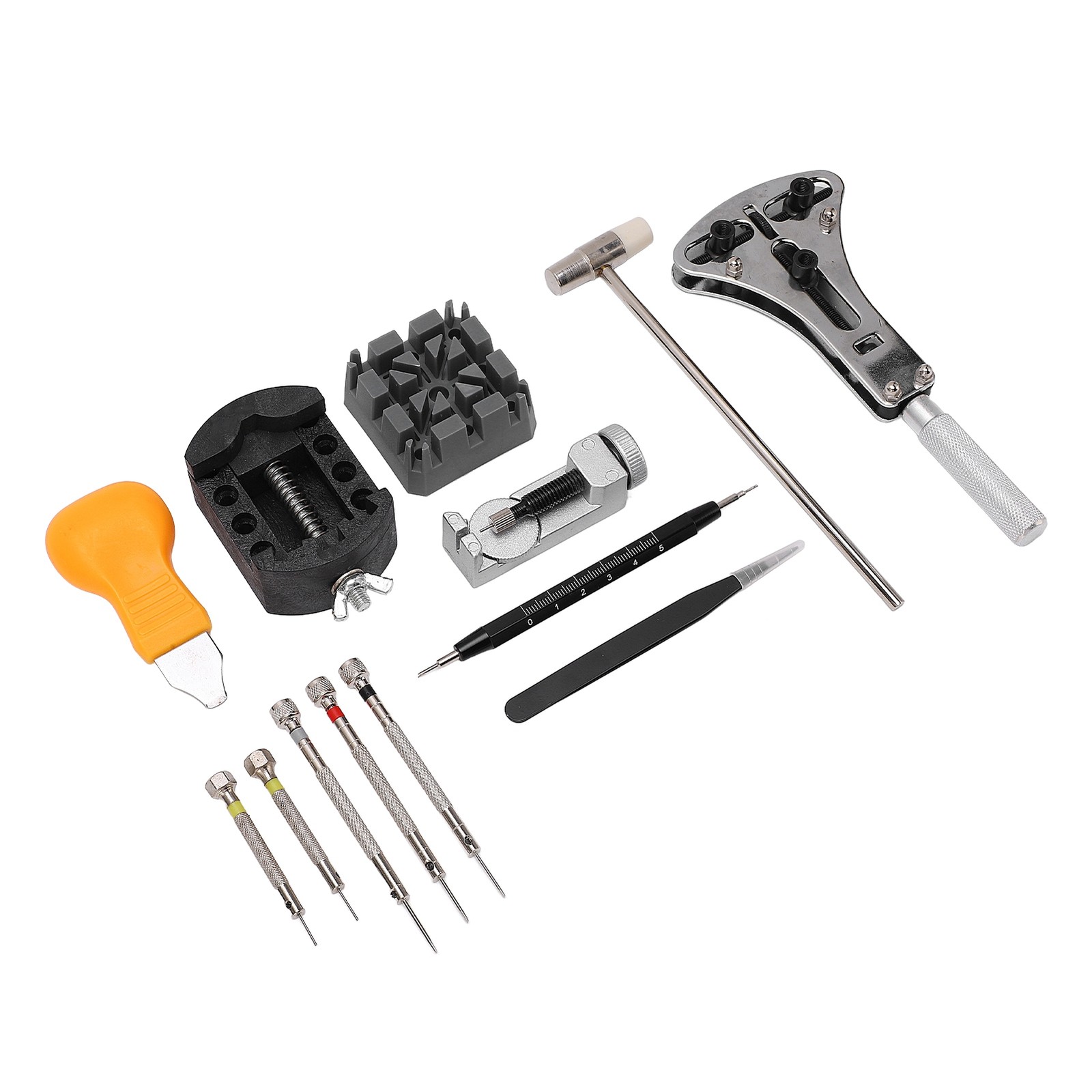 Watch Repair Tool Case Opener Strap Remover Pin Punch Tweezers Set Kit✈