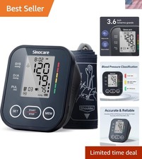 Blood Pressure Monitor Upper Arm BP Machine for Home Dual User Large Cuff