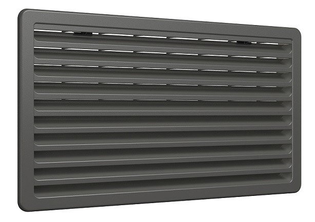 Grille THETFORD GM grise 523x281 mm pour aération de camping-car