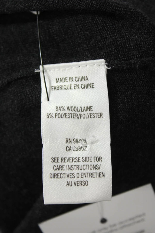 Theory Womens Abner Preen Stretch Color Block Sweater Navy Blue Red Size Large - Image 4 of 4