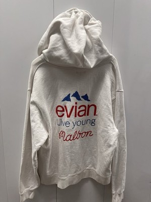 Malbon Golf x Evian French Terry Zip Up White Medium