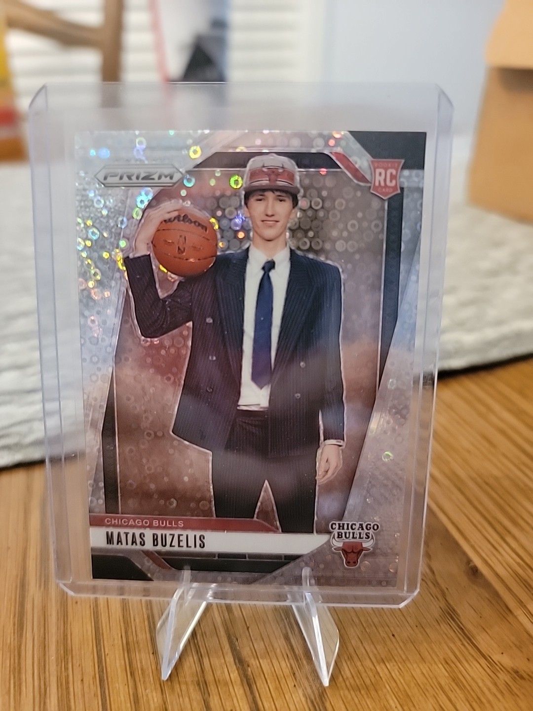 2024-25 Panini Prizm Matas Buzelis #252 RC Rookie Fast Break Silver Variation