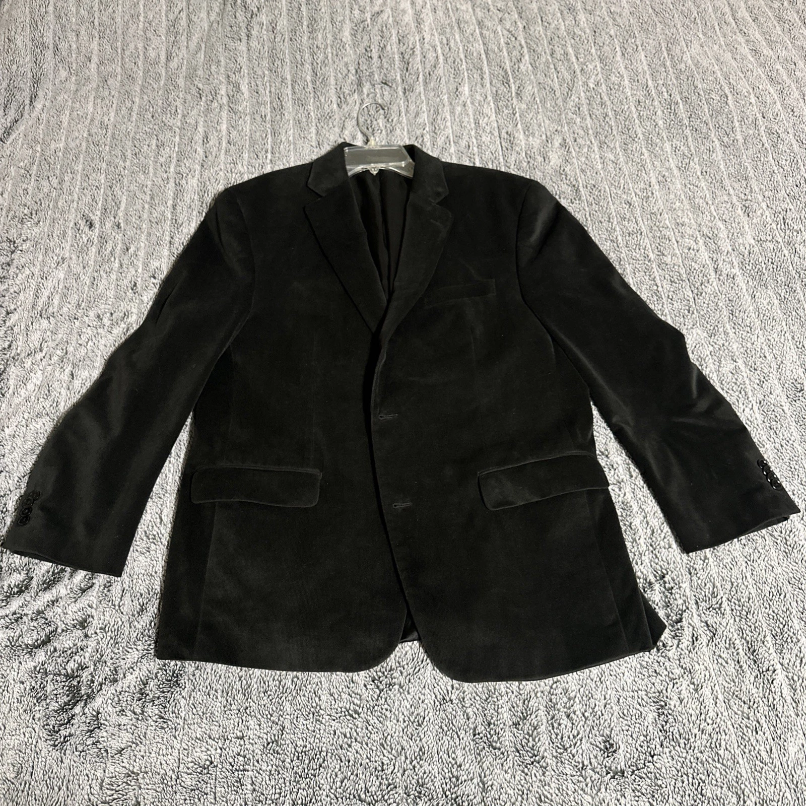 Blazer uomo sportivo Michael Kors velluto a coste lavato nero 42R