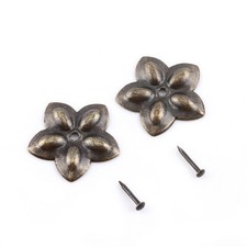 100pc Vintage Upholstery Nails Bronze Metal Tag Sofa/Shoe/Decor