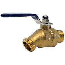 Brass Hose Bibb 3/4 Inch - Threaded Ball Valve