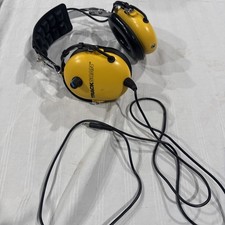 Trackscan ANR Active Noise Reduction Track Scan Headphones Yellow