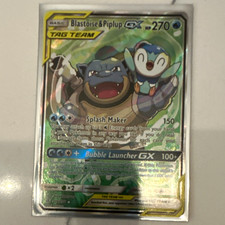 The Pokémon Company Blastoise & Piplup GX TAG TEAM 38/236 Cosmic Eclipse Holo on eBay