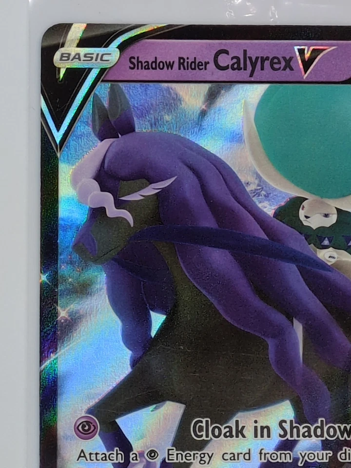 Shadow Rider Calyrex V SWSH131 SWSH: Sword & Shield Promo Cards Holo - Image 4 of 4