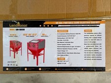 60 Gal Portable Sand Blasting Cabinet New In Box 60 Gal Portable Sand Blasting Cabinet New In Box