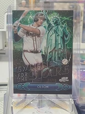 2025 Topps Fanatics Swinging For The Stars SP 08/10 Matt Olson  Atlanta Braves 