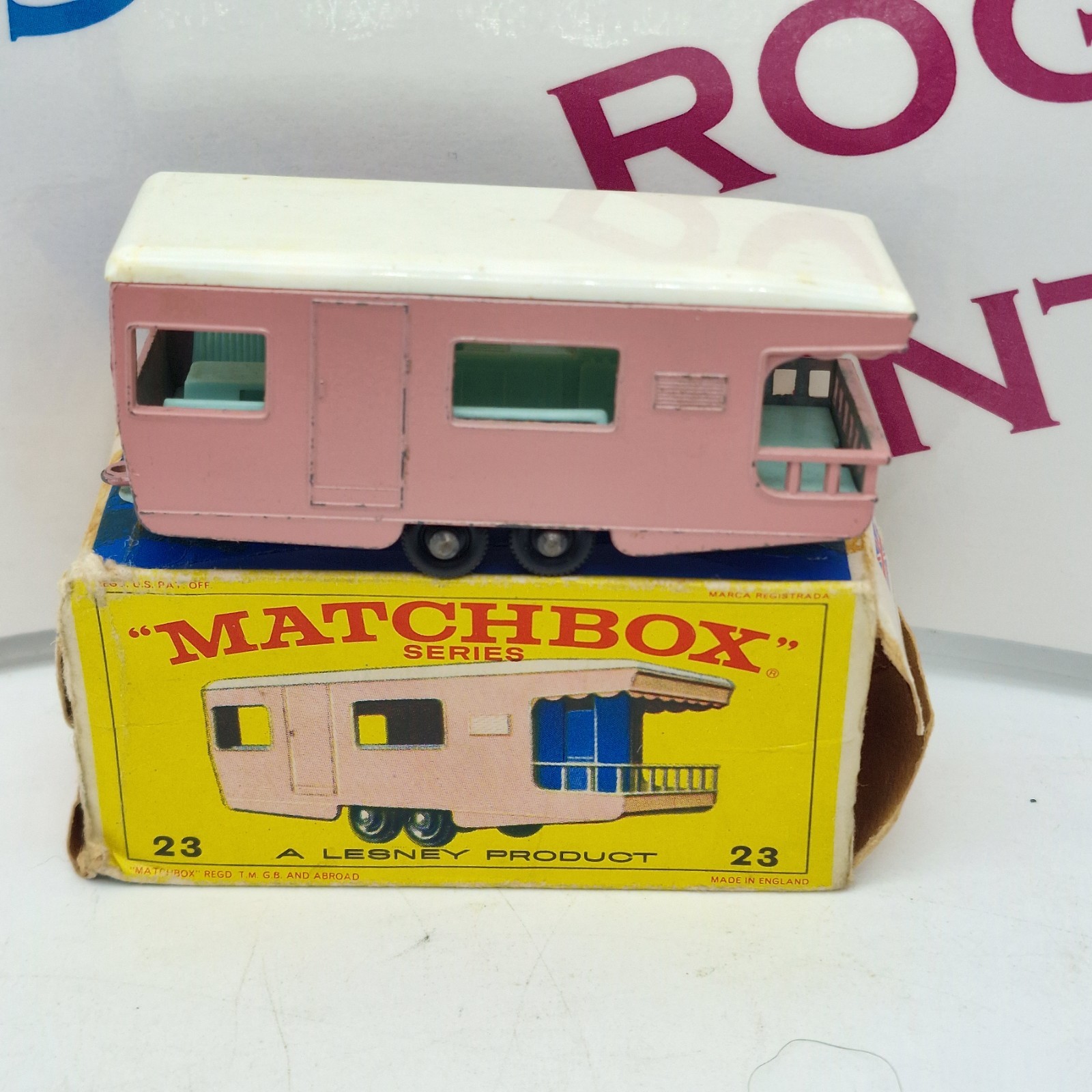 Matchbox 23d, Trailer Caravan - Free Price Guide & Review