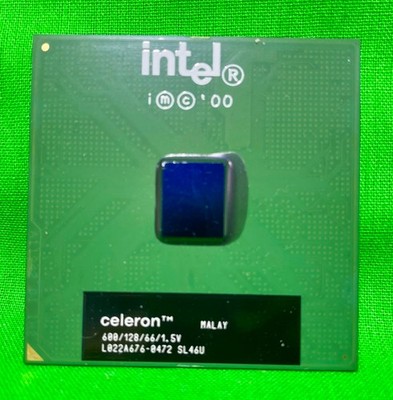 Intel Celeron 600MHz 128KB 66MHz 1,5V SL46U Sockel 370 CPU - Vintage Prozessor