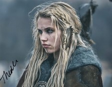 THE LAST KINGDOM: Thea Sofie Loch Naess HAND Signed 10x8 Photo SEE PHOTO PROOF 2