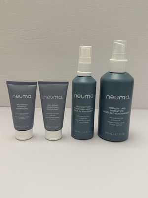 Neuma Neu Moisture & Repair Set: Shampoo, Conditioner, Instant Fix, Argan Oil