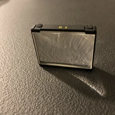 Nikon F Focusing screen G3 YELLOW letters for F F2 35 mm FILM SLR camera