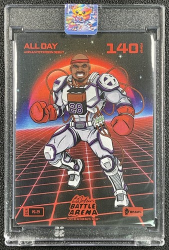 ALL DAY ADRIAN PETERSON 2026 BO JACKSON BATTLE ARENA #PG-29 POWER GLOVE SP BRAWL