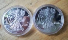 (2) SILVER AMERICAN EAGLE 2020, 2023