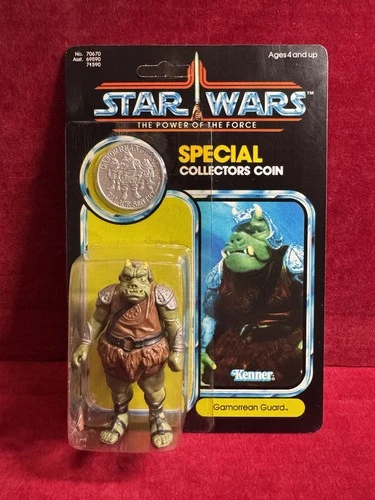 CUSTOM Star Wars vintage Kenner  POTF Coin Gamorrean Guard Carded USA