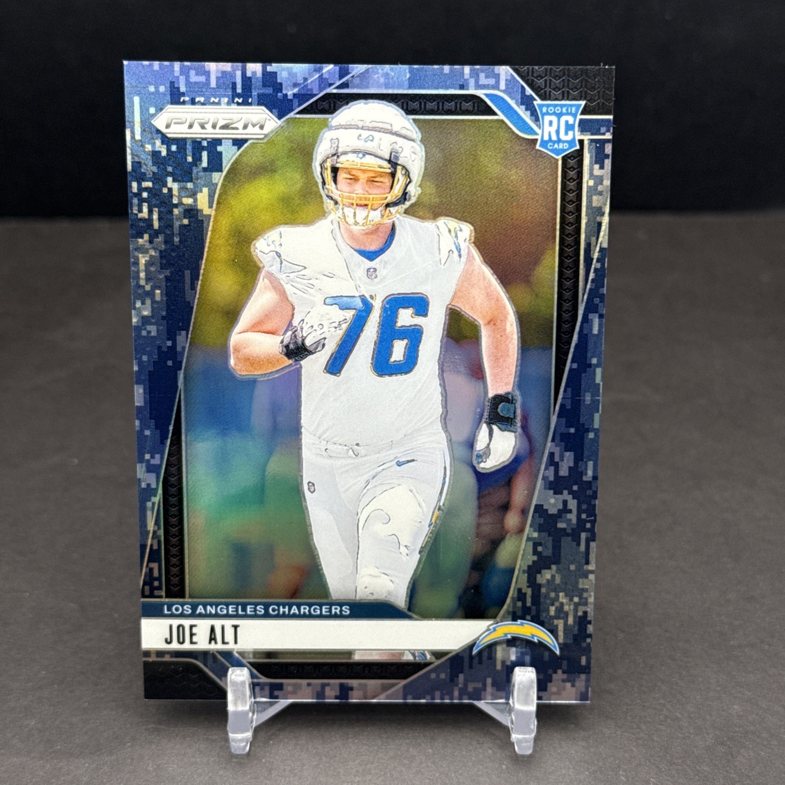 2024 Panini Prizm Joe Alt RC #353 Navy Camo SP 10/25 Los Angeles Chargers DL1