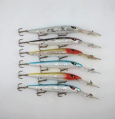 (6) Smithwick Deep Super Rogue 5'' Jerkbait Fishing Lures Lot of 6