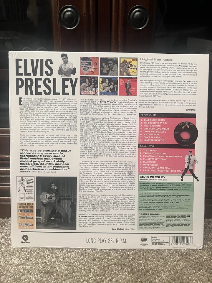 Elvis Presley by Elvis Presley (Vinyl, 1956) BRAND NEW & SEALED - Image 2 of 2