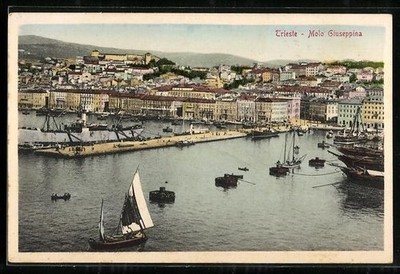 Ansichtskarte Trieste, Molo Giuseppina 