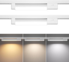 Dimmable 15W H Type LED Track Lighting Heads - 3 Color Options, 2 Pack