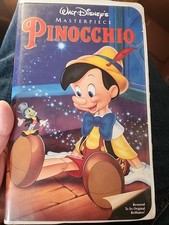 Pinocchio [CC] (VHS, 1993, Disney Masterpiece Collection) Free Shipping!