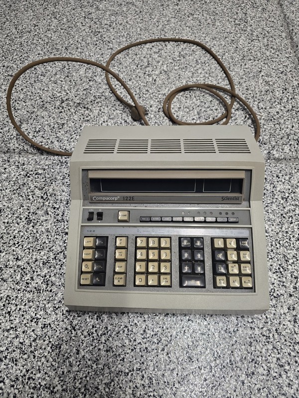 Compucorp 122E Scientist Programmable Printing Calculator