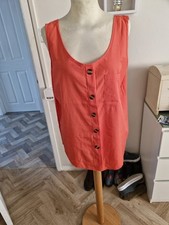 Ladies Xl Smart Tops One Blue One Orange 