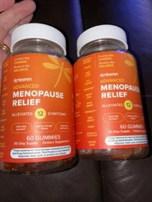 2 Bottles Of Amberen Multi-Symptom Menopause Relief 120 Capsules Advanced