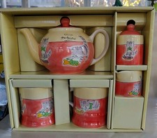 Whittard Tea For Two Set 2005 Jane Massey Complete 5-Piece Collectable Vintage