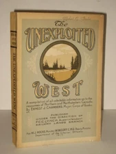 Chambers THE UNEXPLOITED WEST Resources NORTHERN CANADA