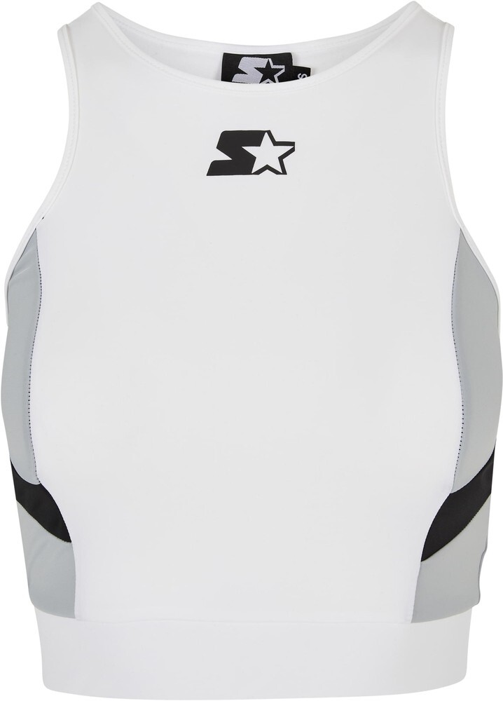Женский спортивный укороченный топ Starter Black Label Damen Unterwäsche Белый/черный
