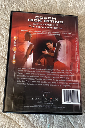 Rick Pitino DVD: Basketball Fundamentals - Afbeelding 2 van 3