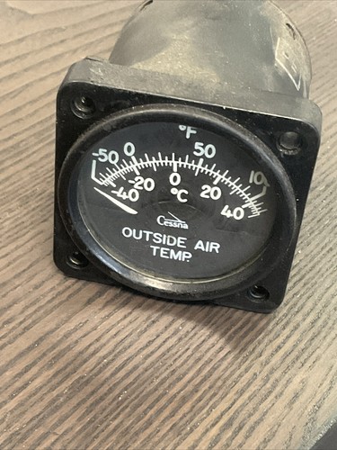 Cessna 310 Outside Air Temp Gauge P/N CM2628-L1