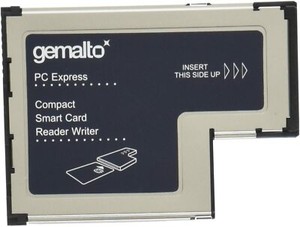 Gemalto Smart Card Reader Writer Pc Express Expresscard 54 41n3047 Ebay