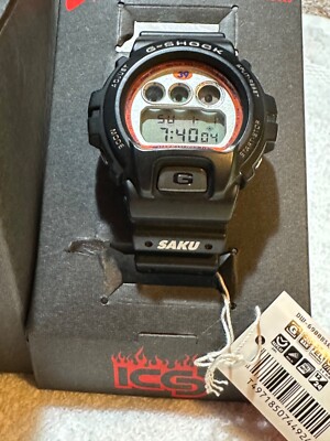 Casio G-Shock Dw-6900Bsk Kazushi Sakuraba Takada Dojo Casio G-Shock Dw-6900Bsk Kazushi Sakuraba Takada Dojo