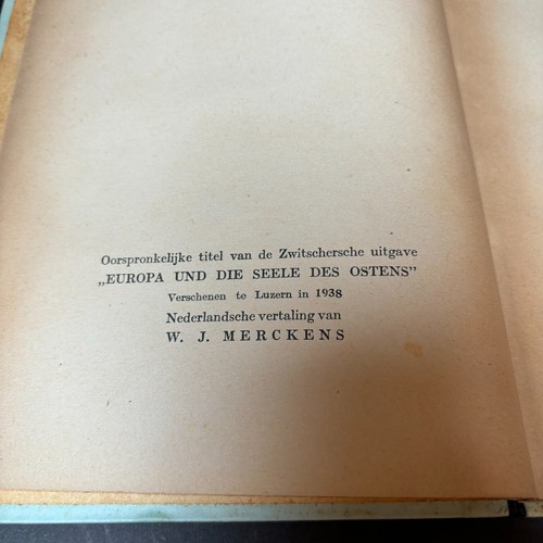 De Komende Europeesche Mensch by Prof Walter Schubart in Dutch 1938 - Bild 8 von 12