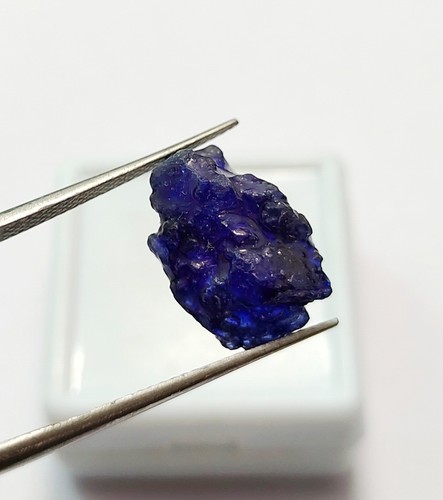 Natural Sapphire Untreated Unheated African Blue Raw Rough Loose Gemstone H10 - Picture 11 of 14