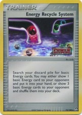 Pokemon - Energy Recycle System - 73/108 - Uncommon - Reverse Holo - EX Power Ke