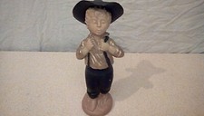 Vintage Avon Little Fisherman Boy Moonwind Cologne Perfume Bottle 8.5"