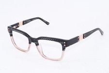 NEW L.A.M.B. LAMB LA045 BLACK GOLD STRIPE B:41 AUTHENTIC FRAMES EYEGLASSES 52-18