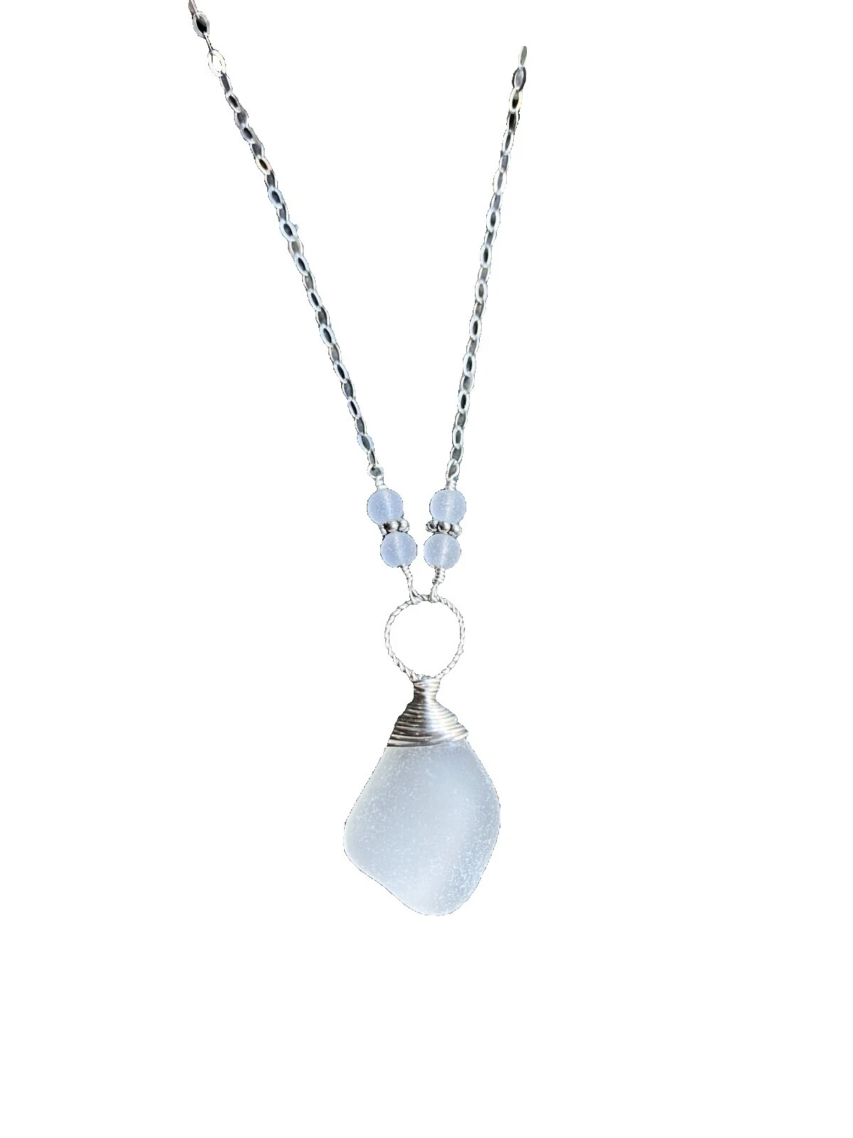 Glass Statement Sterling Silver Handcrafted Necklaces & Pendants