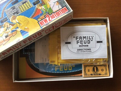 Vintage Family Feud Game Milton Bradley Complete | eBay