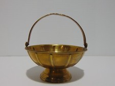 Brass Basket With Handle Made In India