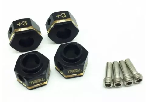 Treal TRX 4 Brass Extended Wheel Hubs +3MM (4) Bronco Blazer K10 f150 X0023E89JI