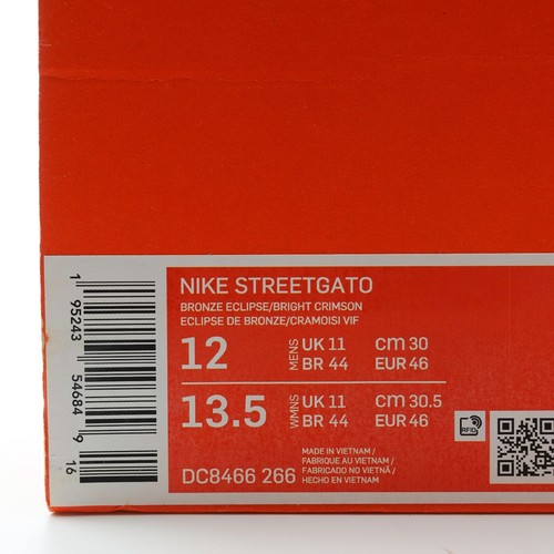 Nike Streetgato Bright Crimson Brown Mens Indoor Soccer Shoes Low Top DC8466 266 - Picture 31 of 33